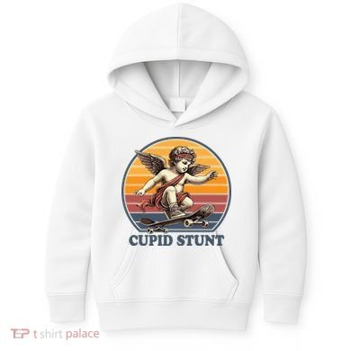 Retro 1970S Cupid Stunt Kids Hoodie