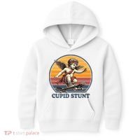 Retro 1970S Cupid Stunt Kids Hoodie thumb 0