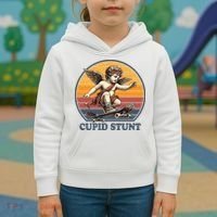 Retro 1970S Cupid Stunt Kids Hoodie thumb 3