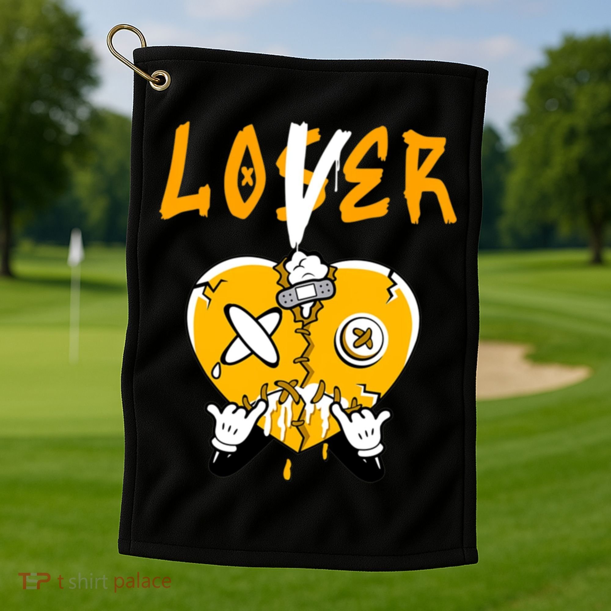 Retro 13 Del Sol Tee Loser Lover Drip Del Sol 13s Golf Towel