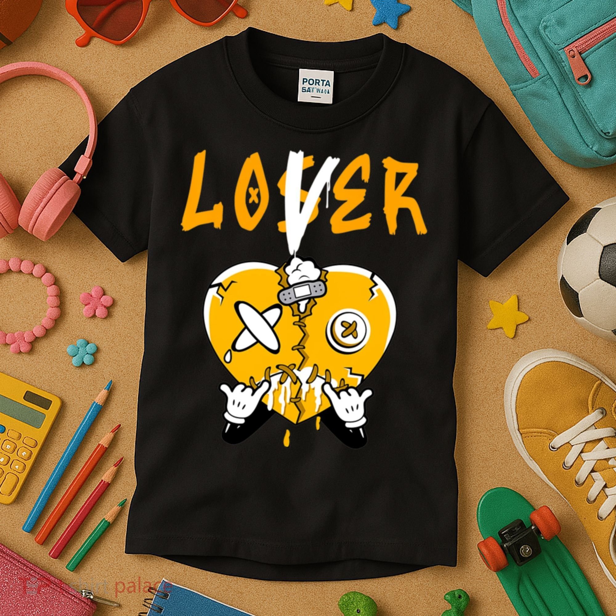 Retro 13 Del Sol Tee Loser Lover Drip Del Sol 13s Kids T-Shirt