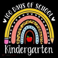 Rainbow 100 Days Of Kindergarten School Teacher Smarter Coffee Mug thumb 5