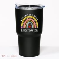 Rainbow 100 Days Of Kindergarten School Teacher Smarter Tumbler thumb 0