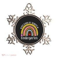 Rainbow 100 Days Of Kindergarten School Teacher Smarter Ornament thumb 0