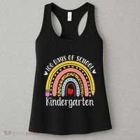 Rainbow 100 Days Of Kindergarten School Teacher Smarter Women's Tank Top thumb 3