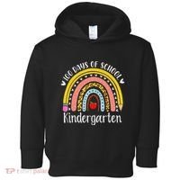 Rainbow 100 Days Of Kindergarten School Teacher Smarter Toddler Hoodie thumb 0