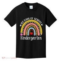 Rainbow 100 Days Of Kindergarten School Teacher Smarter Kids T-Shirt thumb 0