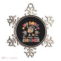 Retro 100 Days Of Making The Whole Class Shimmer Disco Ball Ornament thumb 0