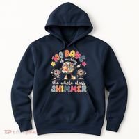 Retro 100 Days Of Making The Whole Class Shimmer Disco Ball Hoodie thumb 0
