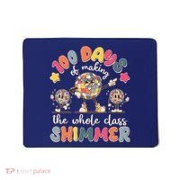 Retro 100 Days Of Making The Whole Class Shimmer Disco Ball Mousepad thumb 0