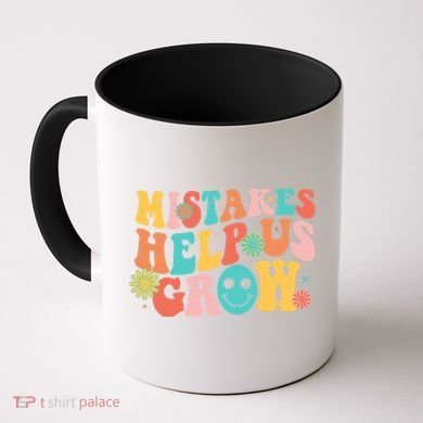 Retro 1960s Hippie Mistakes Help Us Grow Coffee Mug
