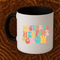 Retro 1960s Hippie Mistakes Help Us Grow Coffee Mug thumb 2