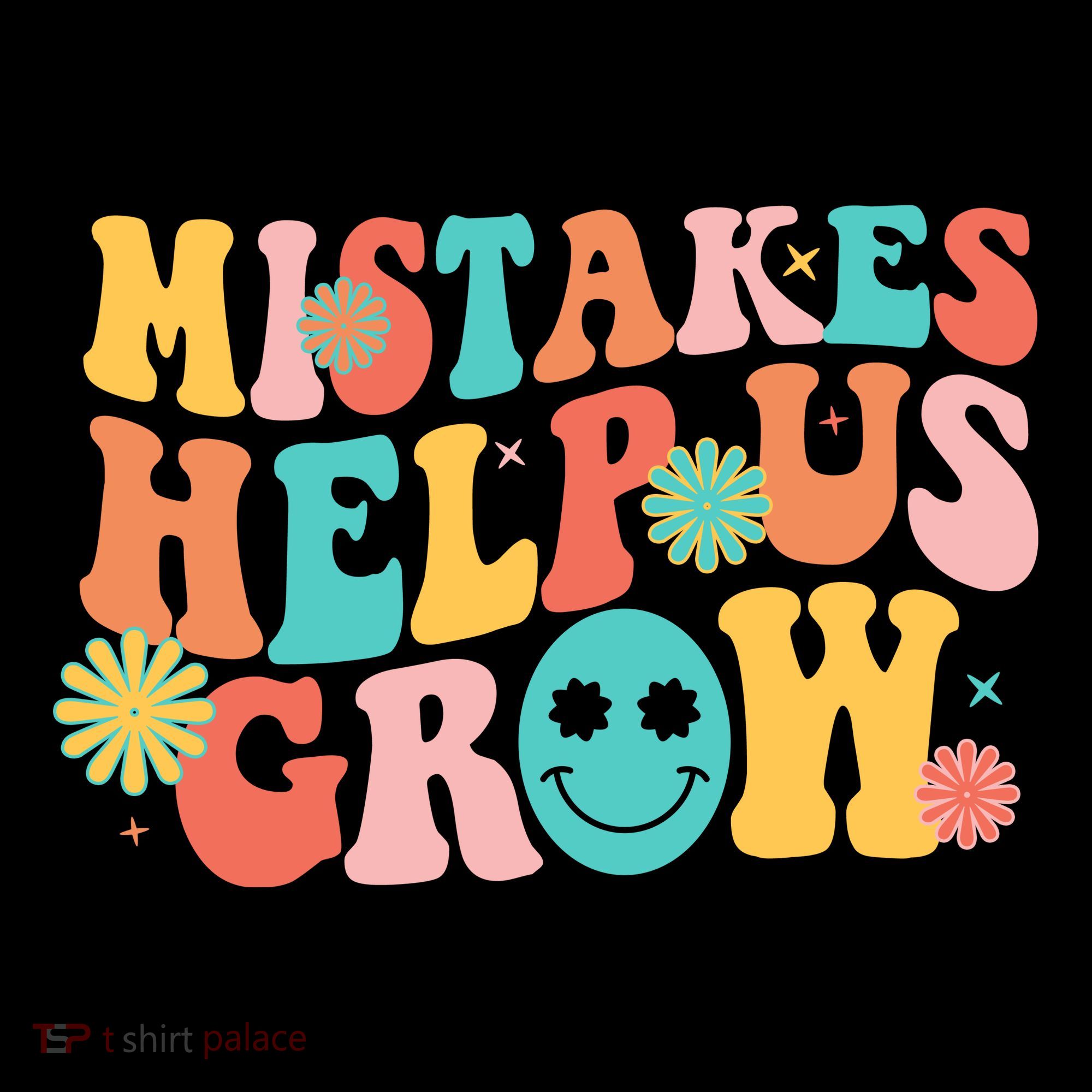 Retro 1960s Hippie Mistakes Help Us Grow Women's Hoodie