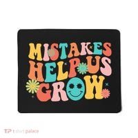 Retro 1960s Hippie Mistakes Help Us Grow Mousepad thumb 0