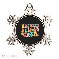 Retro 1960s Hippie Mistakes Help Us Grow Ornament thumb 0