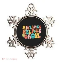 Retro 1960s Hippie Mistakes Help Us Grow Ornament thumb 0