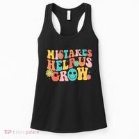 Retro 1960s Hippie Mistakes Help Us Grow Women's Tank Top thumb 0