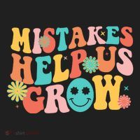 Retro 1960s Hippie Mistakes Help Us Grow Hat thumb 2
