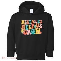 Retro 1960s Hippie Mistakes Help Us Grow Toddler Hoodie thumb 0