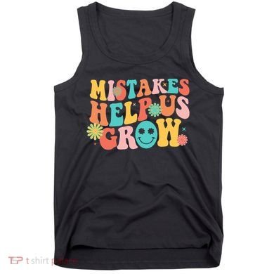 Retro 1960s Hippie Mistakes Help Us Grow Tank Top