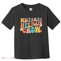 Retro 1960s Hippie Mistakes Help Us Grow Toddler T-Shirt thumb 0