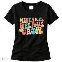 Retro 1960s Hippie Mistakes Help Us Grow Women's T-Shirt thumb 0