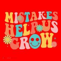 Retro 1960s Hippie Mistakes Help Us Grow Santa Hat thumb 1