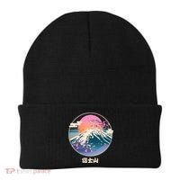 Retro 1980s Japanese Mount Fuji Beanie thumb 0