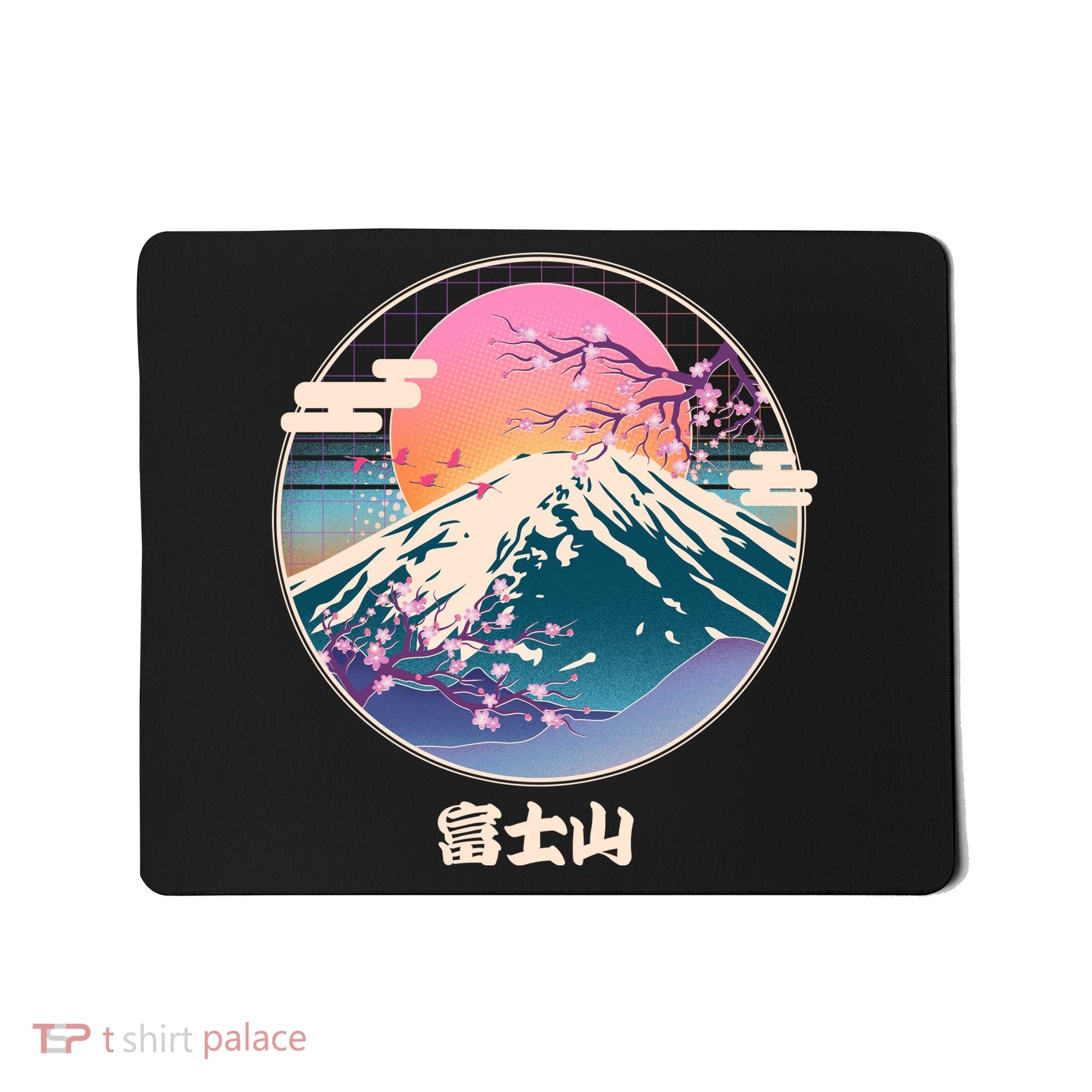 Retro 1980s Japanese Mount Fuji Mousepad