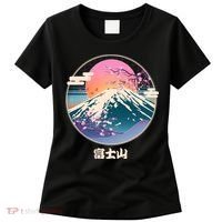 Retro 1980s Japanese Mount Fuji Women's T-Shirt thumb 0