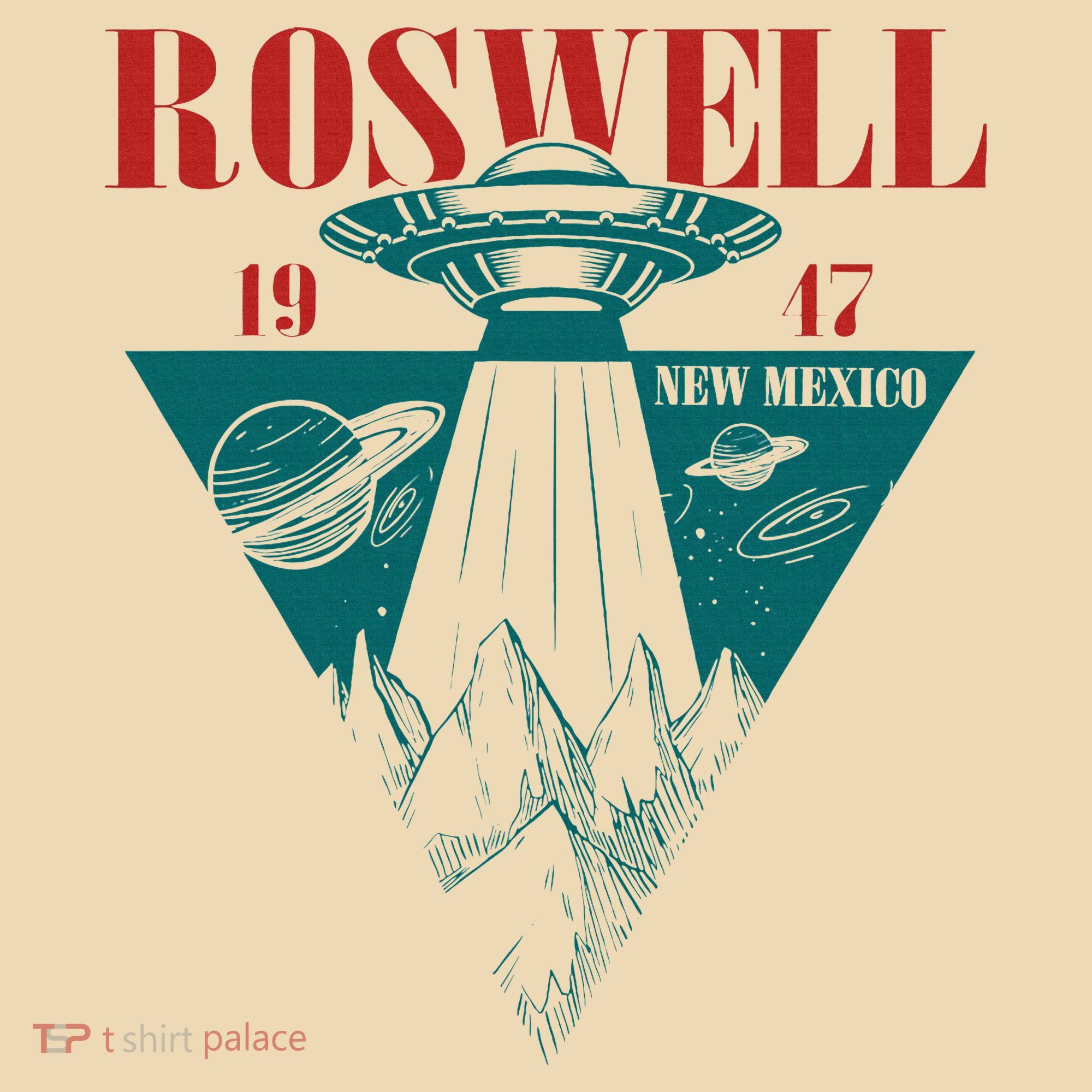 Roswell 1947 New Mexico Ufo Aliens Spaceship Tote Bag