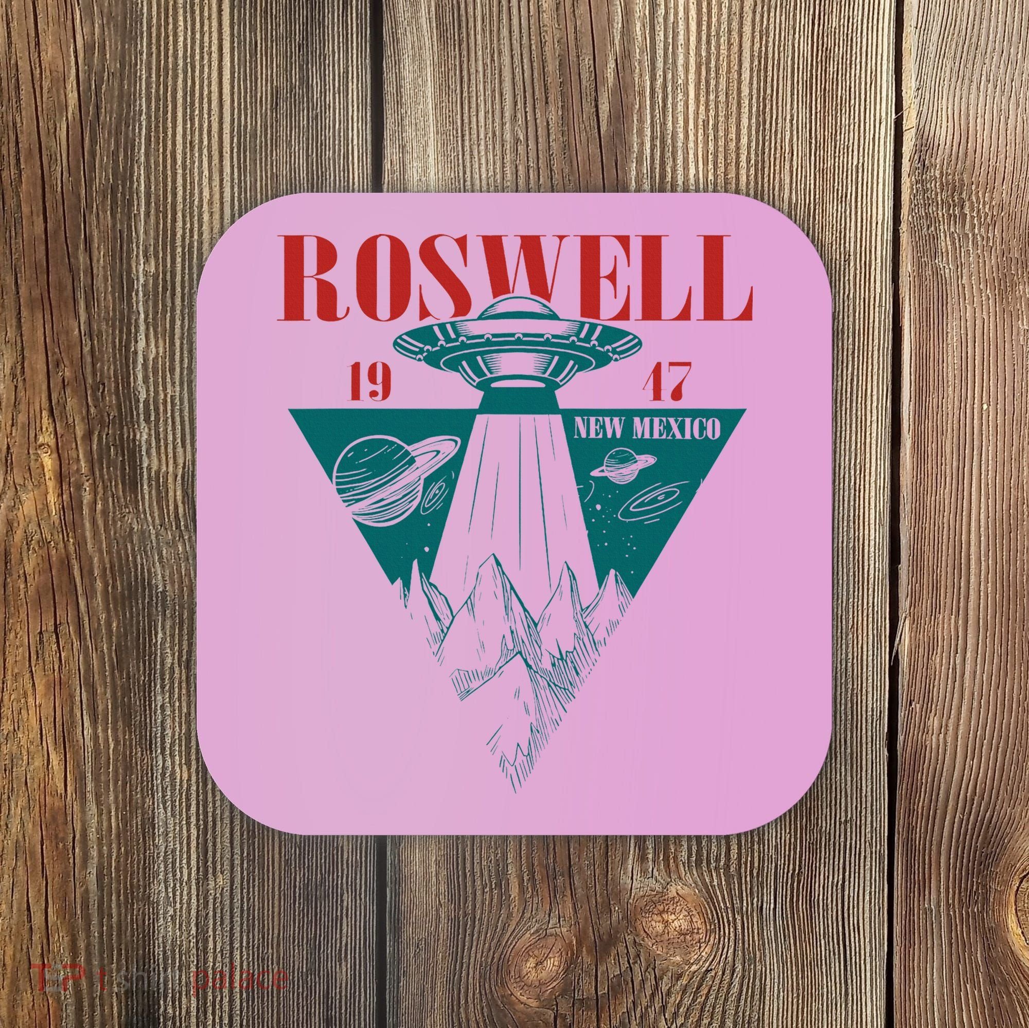 Roswell 1947 New Mexico Ufo Aliens Spaceship Coaster