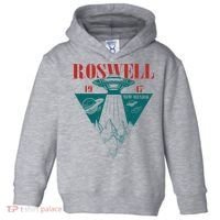 Roswell 1947 New Mexico Ufo Aliens Spaceship Toddler Hoodie thumb 0