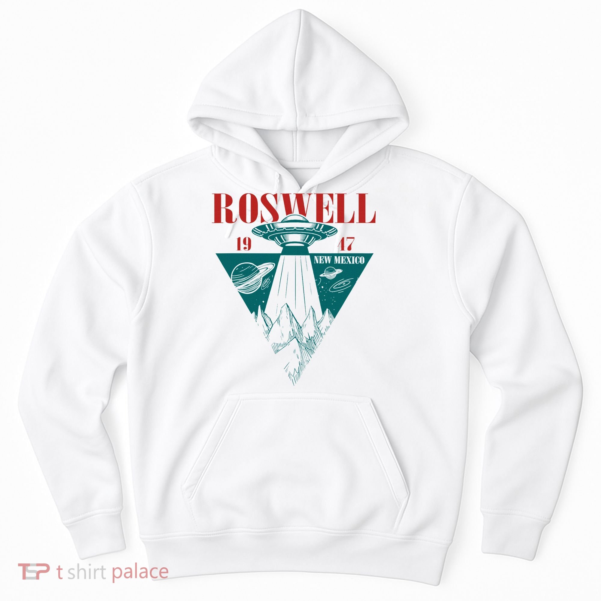 Roswell 1947 New Mexico Ufo Aliens Spaceship Hoodie