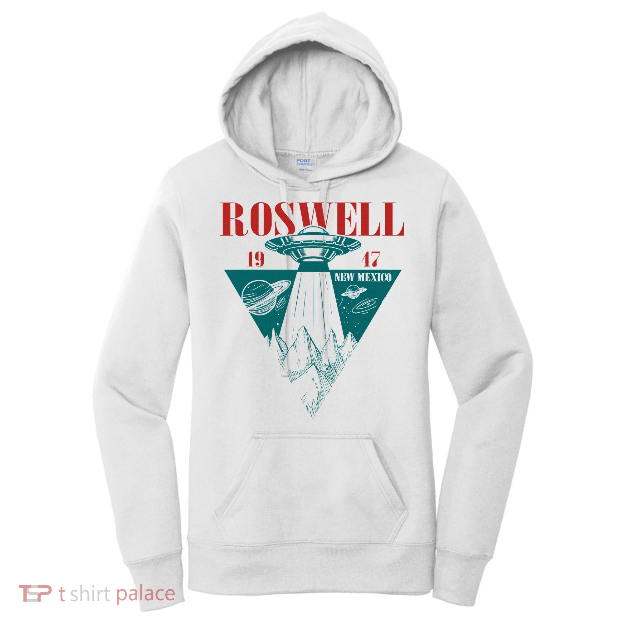 Roswell 1947 New Mexico Ufo Aliens Spaceship Women's Hoodie