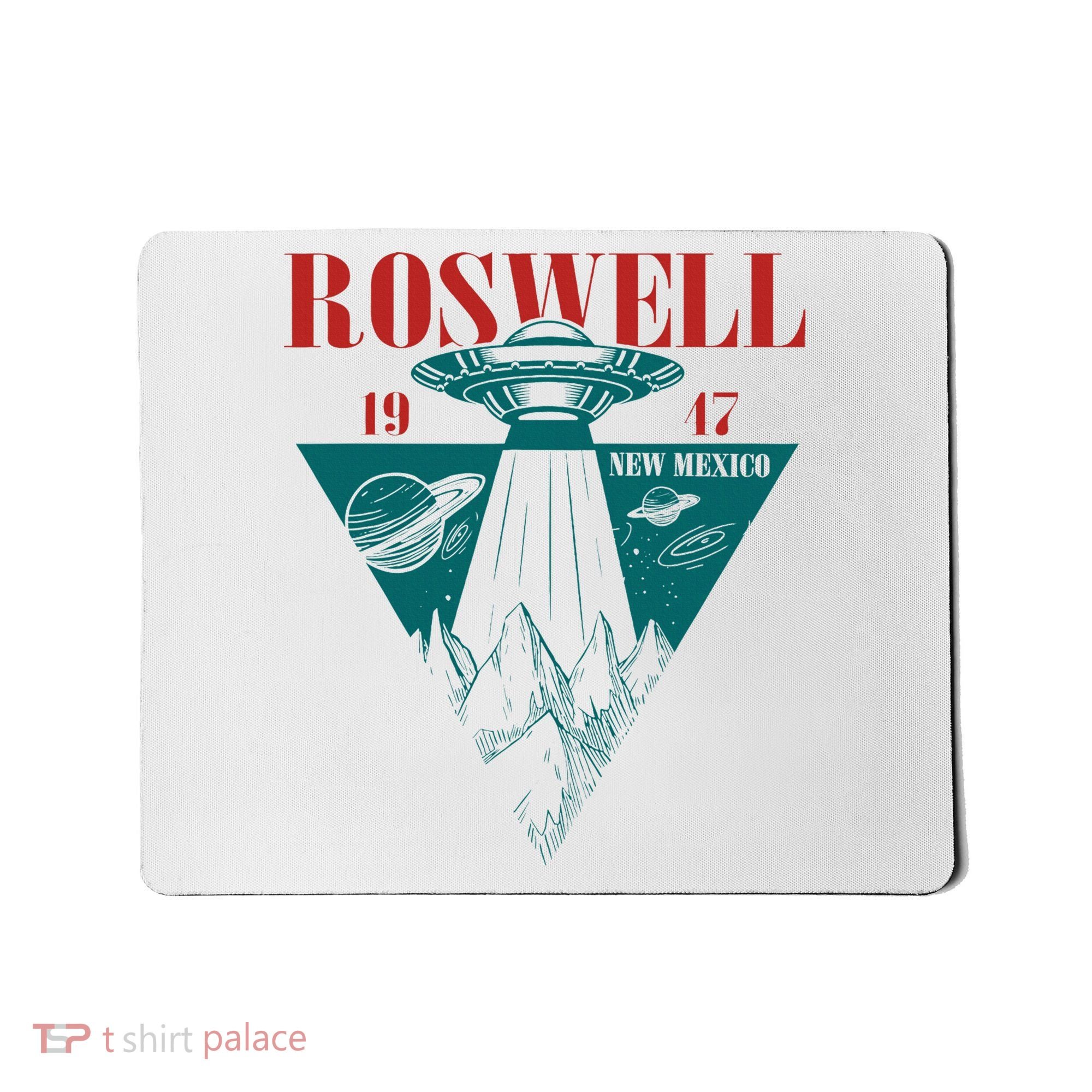 Roswell 1947 New Mexico Ufo Aliens Spaceship Mousepad