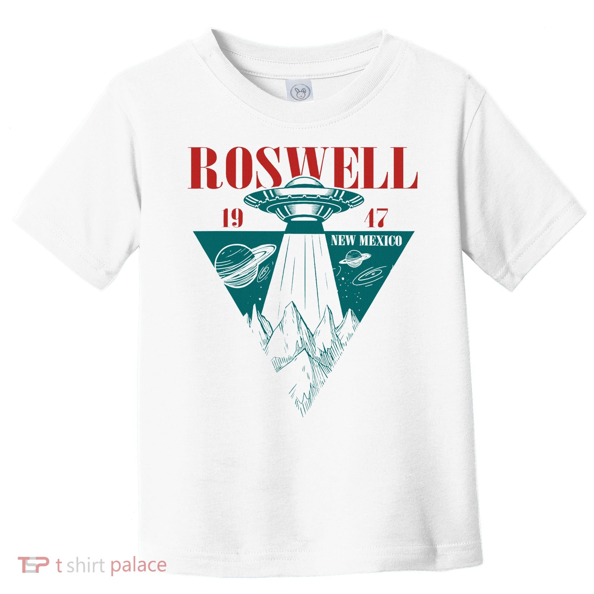Roswell 1947 New Mexico Ufo Aliens Spaceship Toddler T-Shirt