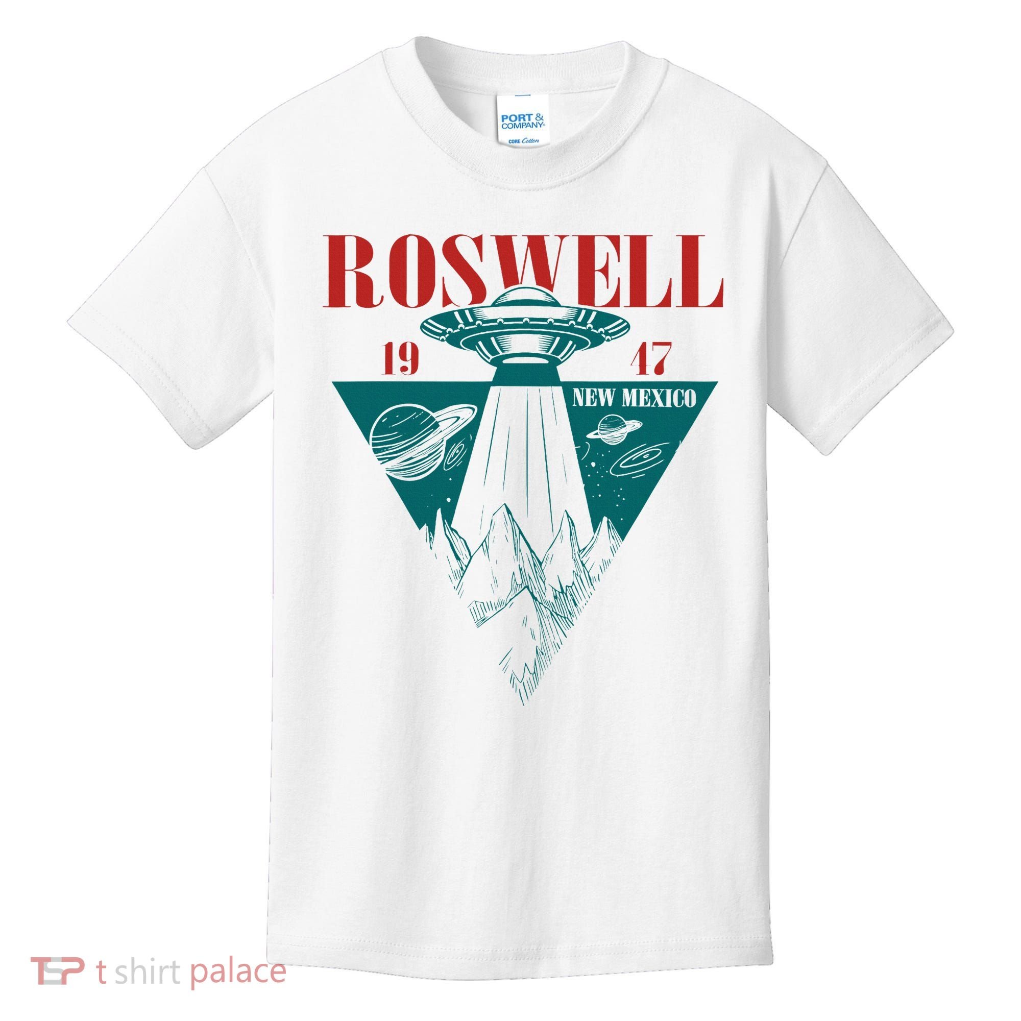 Roswell 1947 New Mexico Ufo Aliens Spaceship Kids T-Shirt