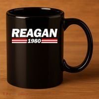 Reagan 1980 11oz C Handle Ceramic Mug thumb 3