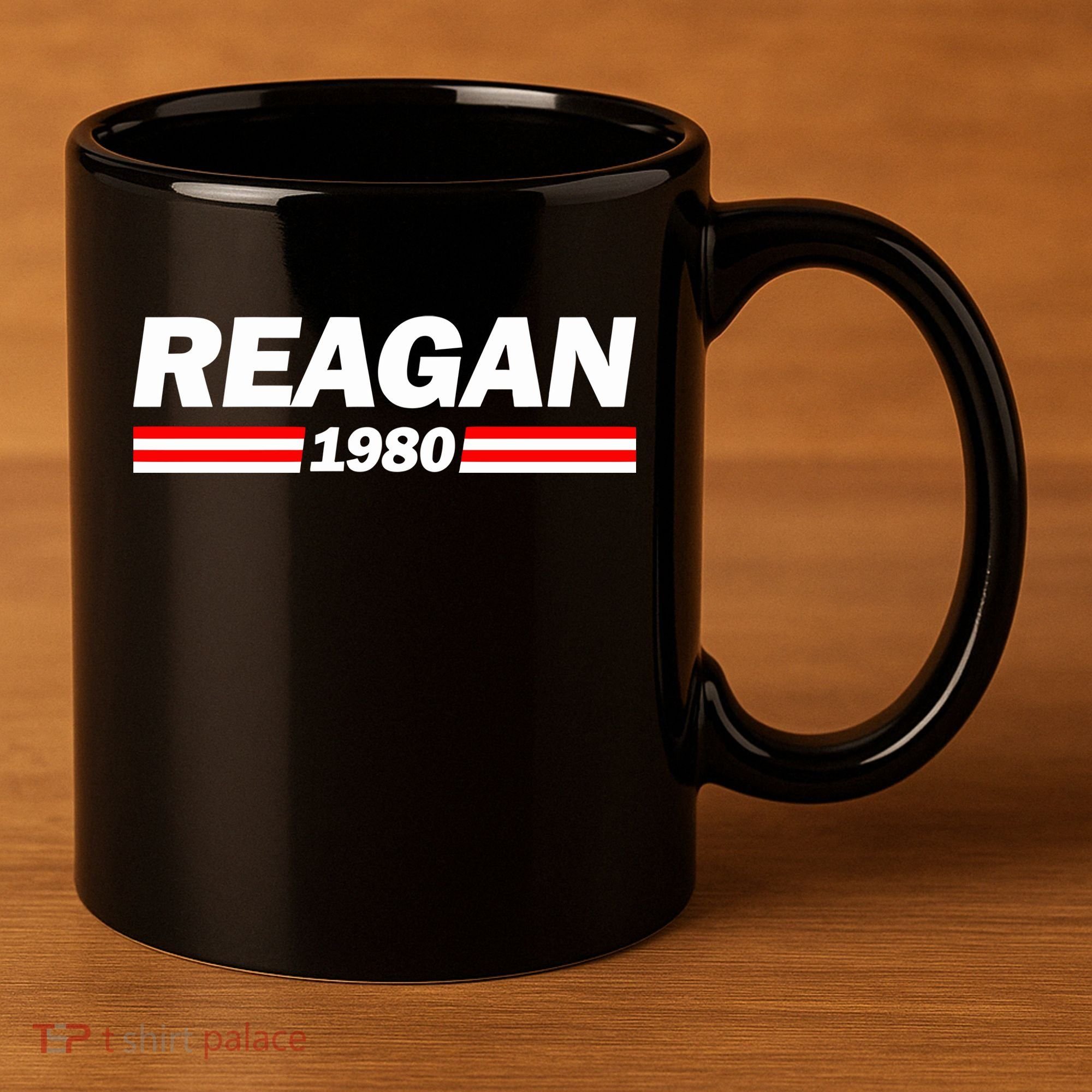 Reagan 1980 11oz C Handle Ceramic Mug