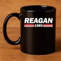 Reagan 1980 11oz C Handle Ceramic Mug thumb 4