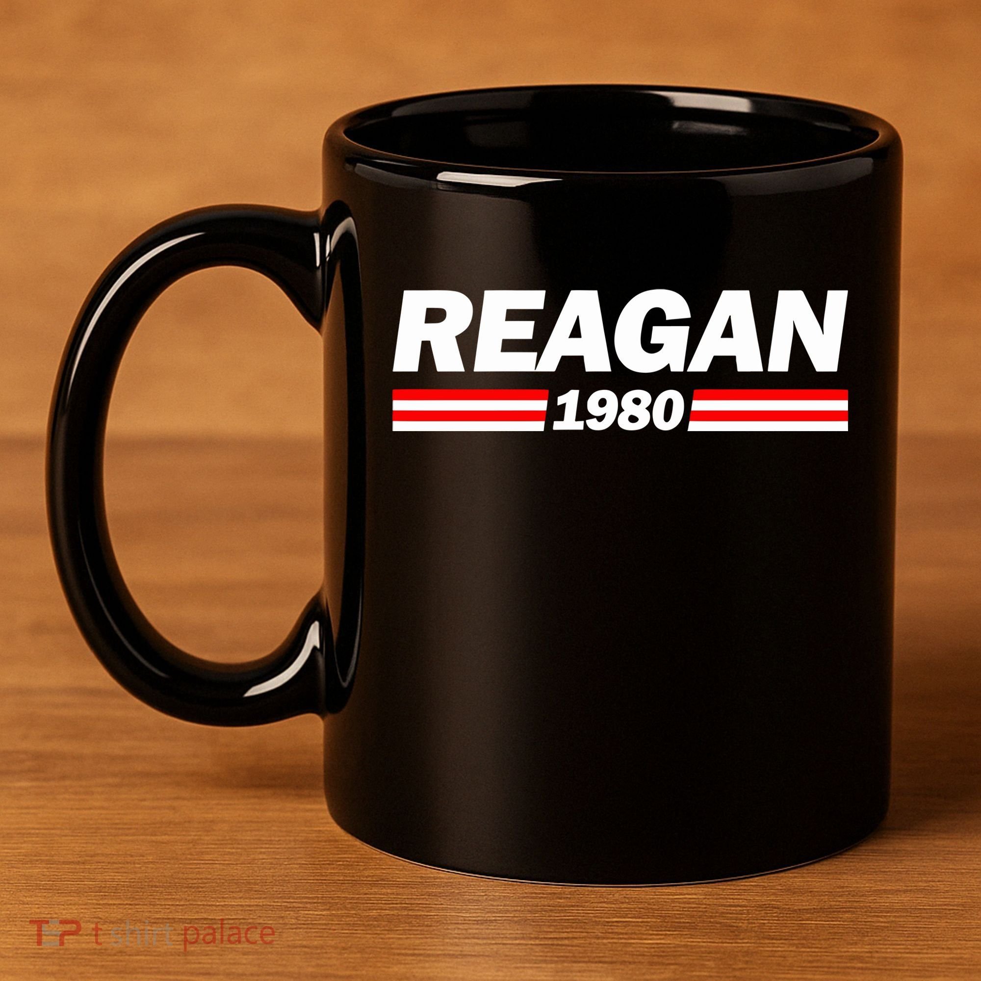 Reagan 1980 11oz C Handle Ceramic Mug