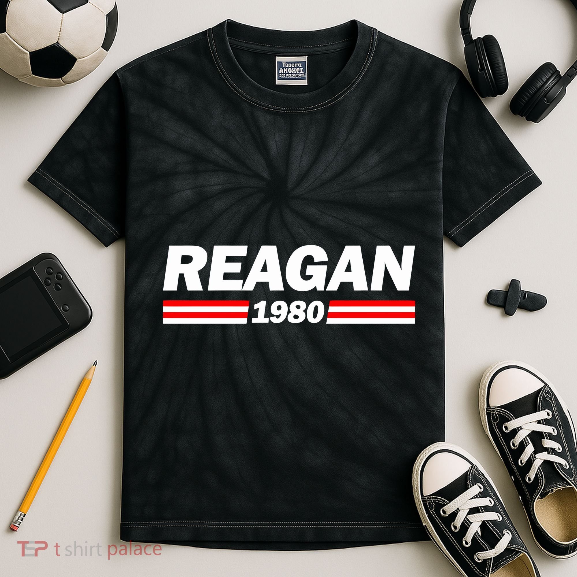 Reagan 1980 Kids Tie-Dye T-Shirt
