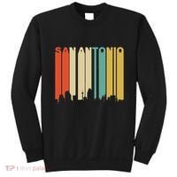 Retro 1970S Style San Antonio Texas Skyline Sweatshirt thumb 0