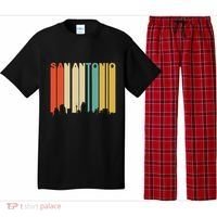Retro 1970S Style San Antonio Texas Skyline Pajama Set thumb 0