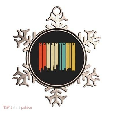 Retro 1970S Style San Antonio Texas Skyline Ornament