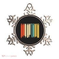 Retro 1970S Style San Antonio Texas Skyline Ornament thumb 0