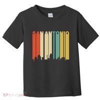 Retro 1970S Style San Antonio Texas Skyline Toddler T-Shirt thumb 0