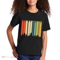 Retro 1970S Style San Antonio Texas Skyline Kids T-Shirt thumb 2