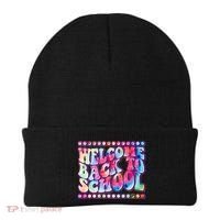 Retro 1960s Tie Dye Welcome Back To School Beanie thumb 0